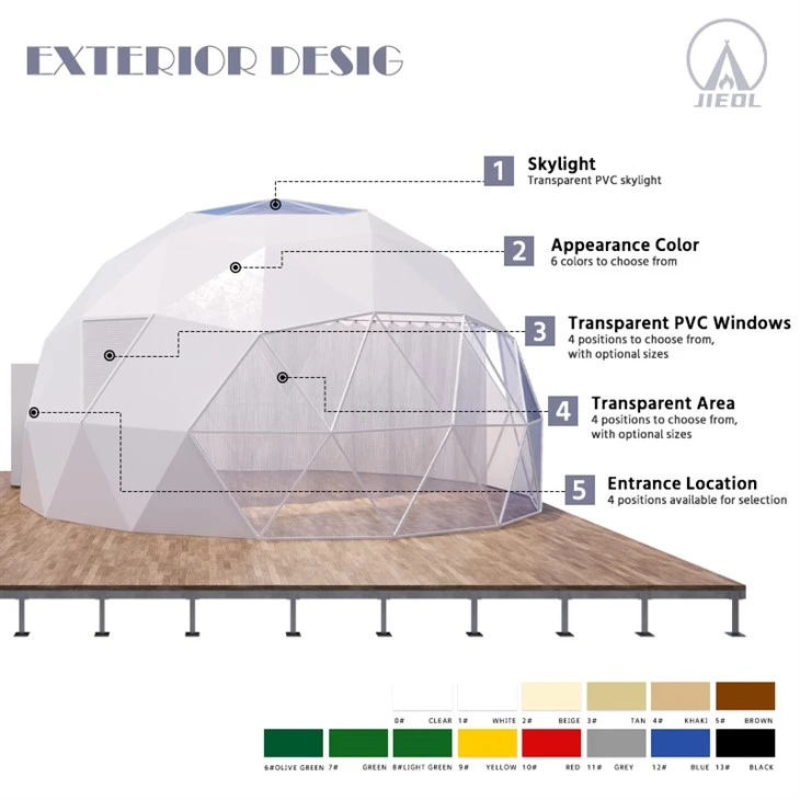 glamping dome exterior desig
