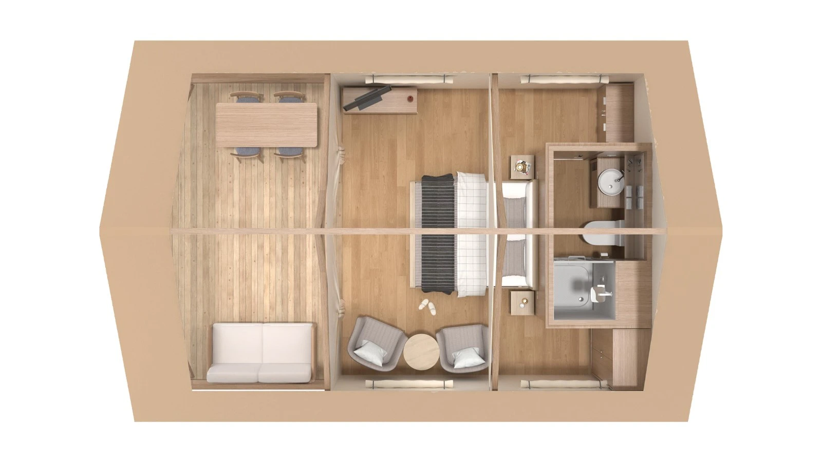 Safari Lodge Tent Floor Plan